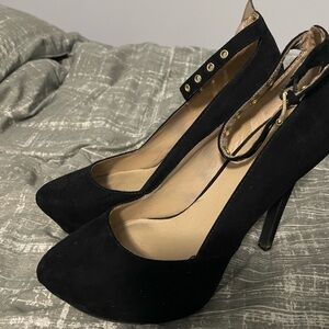 JustFab Black Stiletto Heels